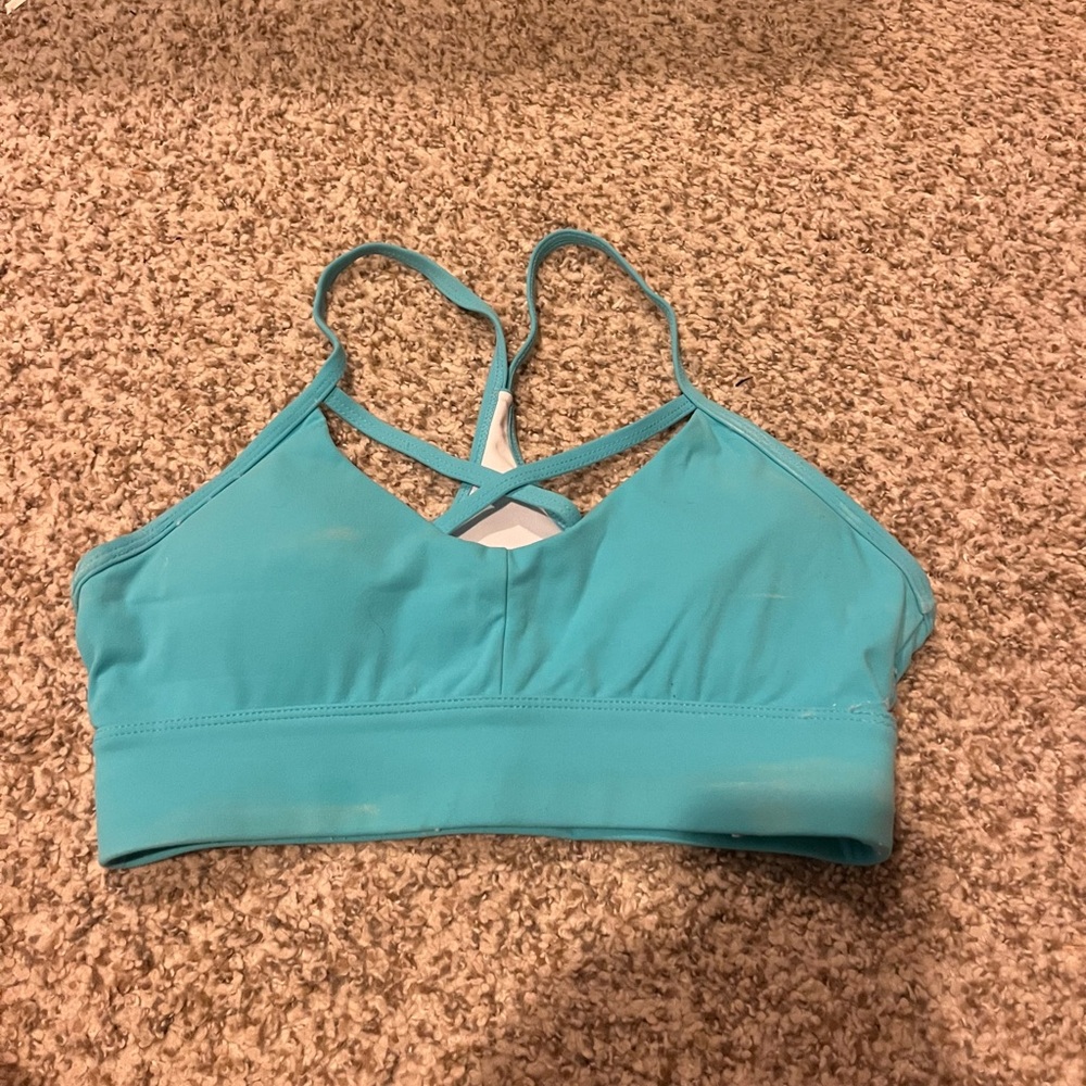 Women's Teal Sports Bra